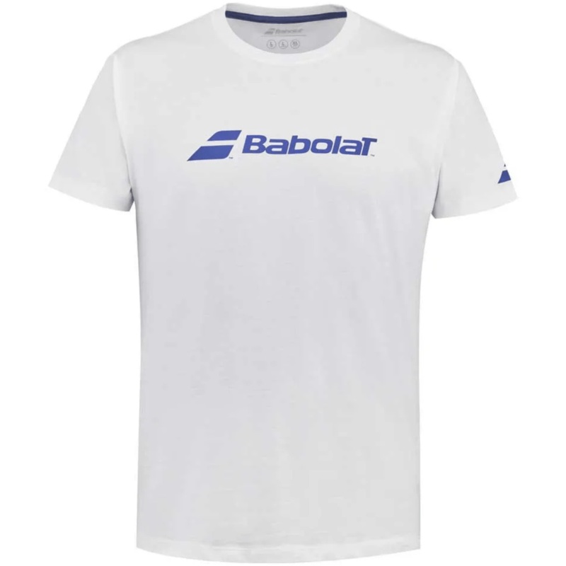 Babolat Exercise T-Shirt|White|Black|Sodalite Blue|Fiesta Red|S|M|L|XL|XXL