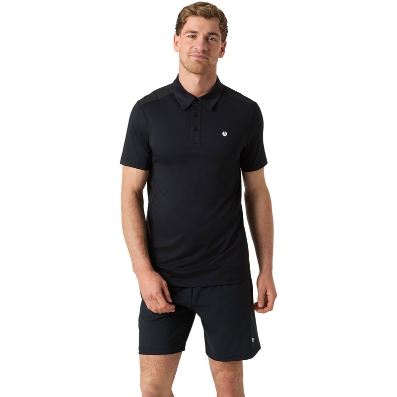 Bjrn Borg Ace Mesh Panel Polo Black