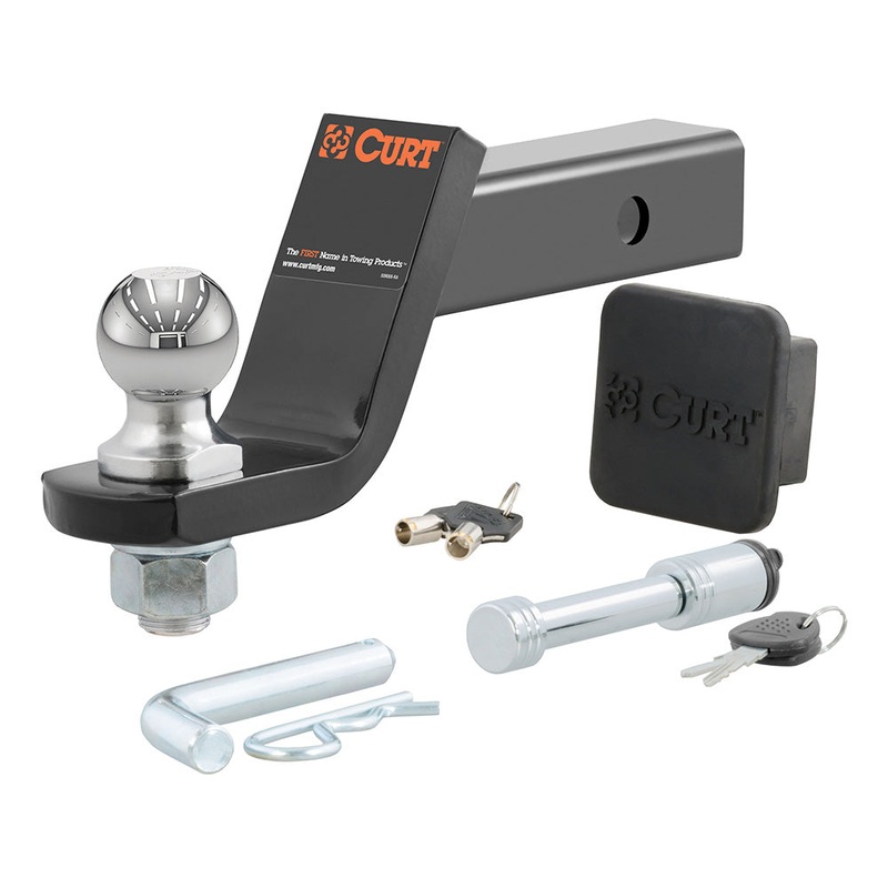 CURT Towing Starter Kit w/2 Ball – 2 Shank – 7,500 lbs – 4 Drop [45554]