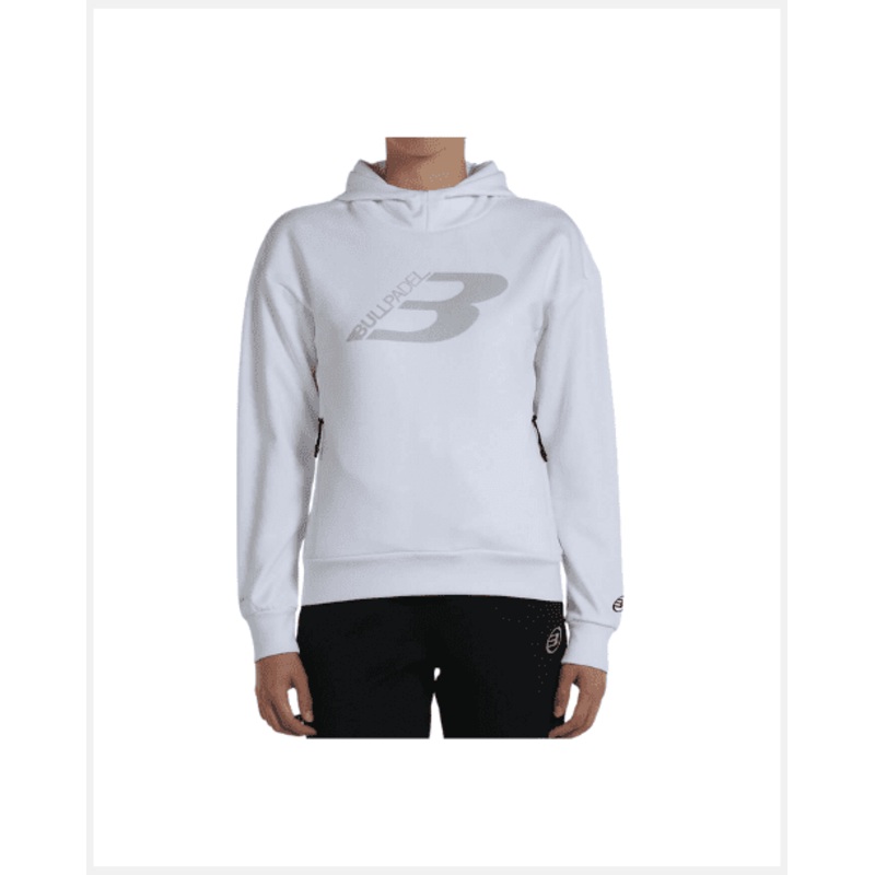 Bullpadel Hoodie INCOE Woman White