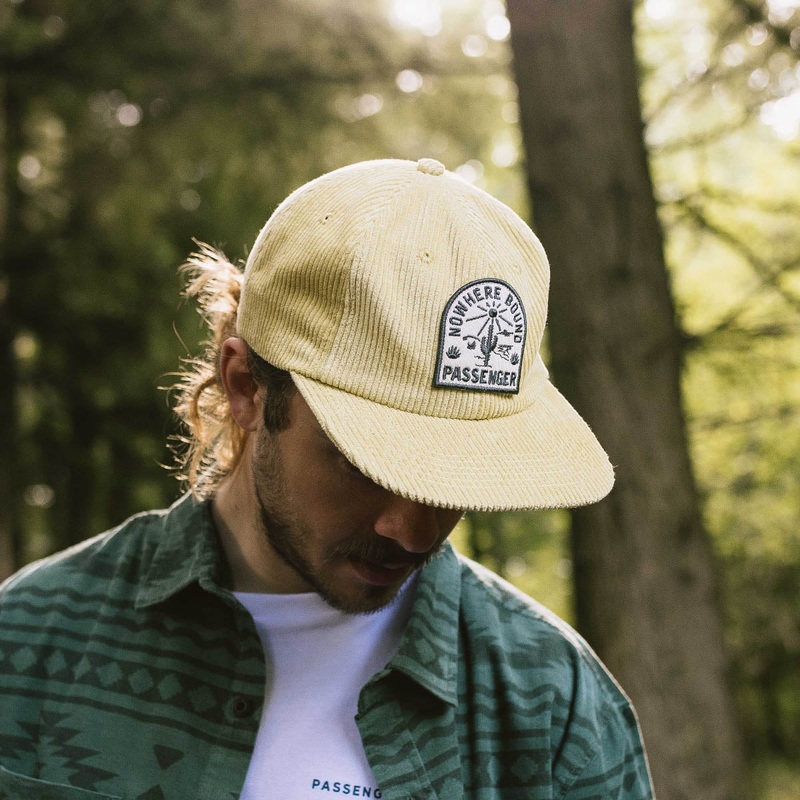 Hazy Recycled Cotton Snapback Cap – Ochre Yellow
