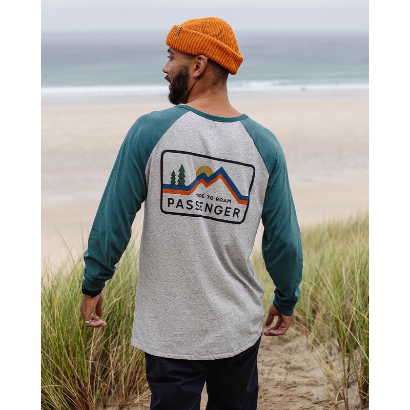 Made To Roam Recycled LS T-Shirt – Grey Marl