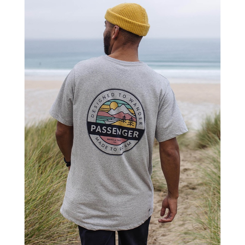 Odyssey Organic Cotton T-Shirt – Grey Marl