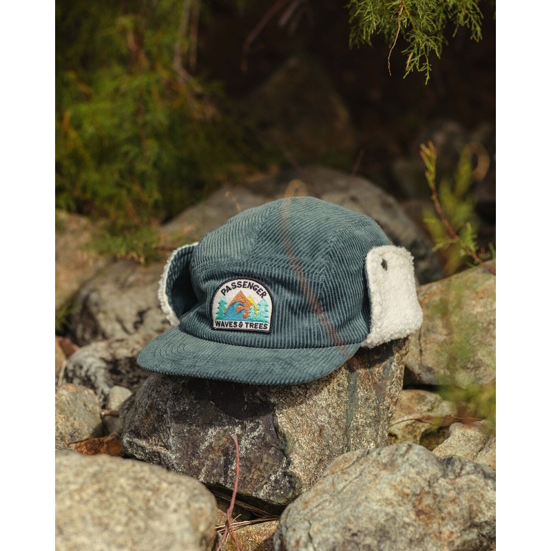 Twill Daytime Sherpa Lined Hat – Deep Ocean