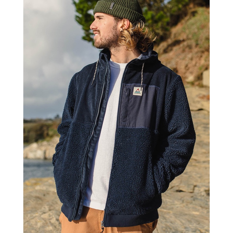 Adventure Recycled Sherpa Fleece – Deep Navy