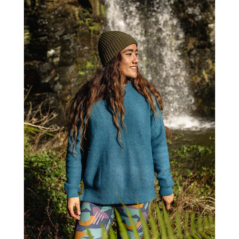 Cove Recycled Knitted Jumper – Dark Denim