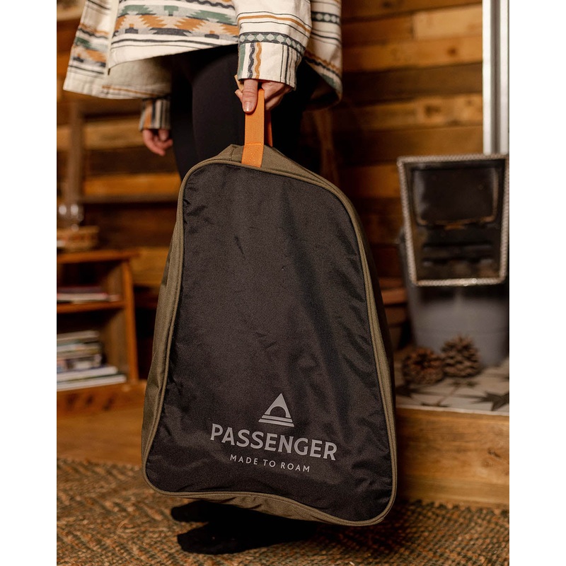 Explore Recycled Boot Bag – Black/ Khaki