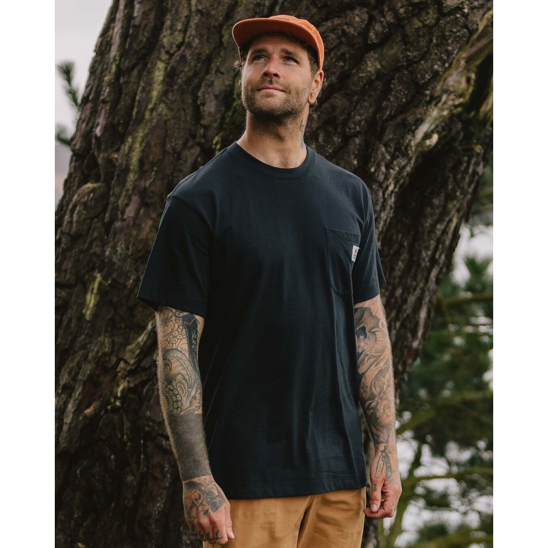 Heritage Organic Relaxed Fit T-Shirt – Black