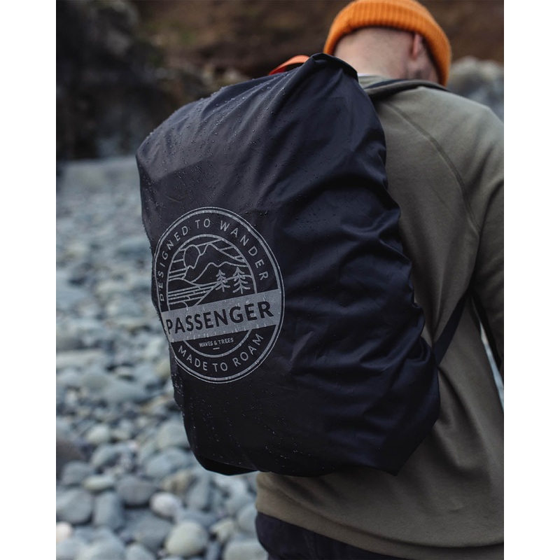 Recycled Backpack Cover (18-35L) – Black