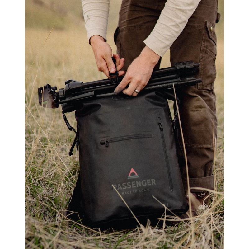 Tide 25L Recycled Dry Bag Backpack – Black