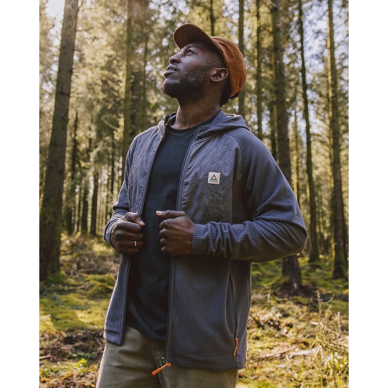 Beyond Full Zip Recycled Fleece – Charcoal