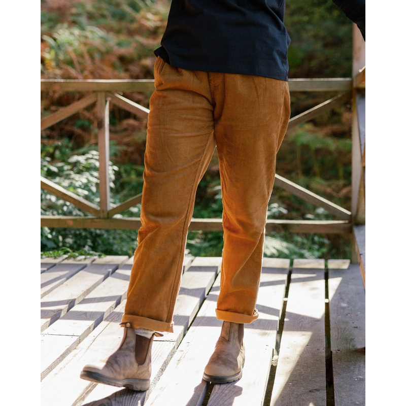 Compass Recycled Corduroy Trouser – Coconut