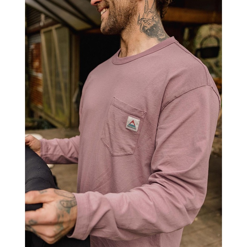 Heritage Organic Relaxed Fit LS T-Shirt – Grape