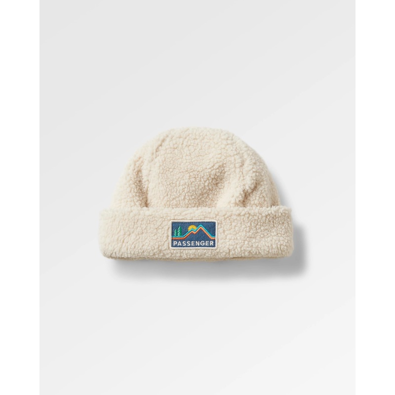Peak Recycled Sherpa Beanie – Birch