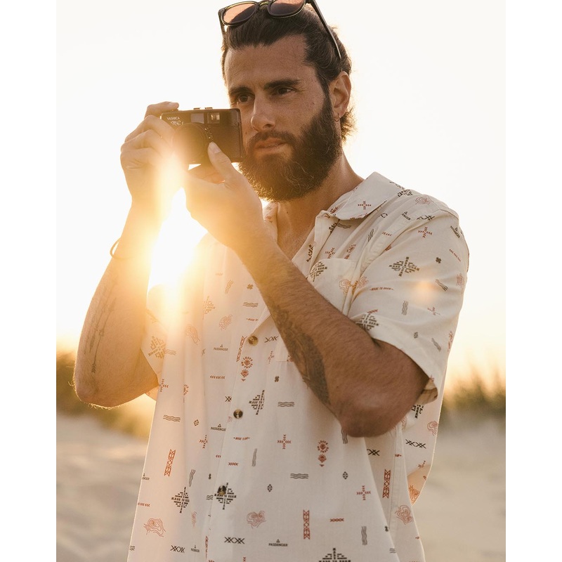 Cove Organic Cotton Short Sleeve Shirt – Birch Made To Roam