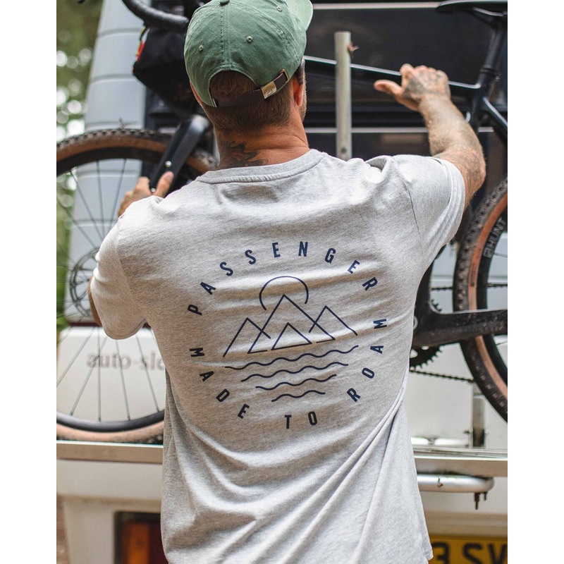 Escapism Recycled Cotton T-Shirt – Grey Marl