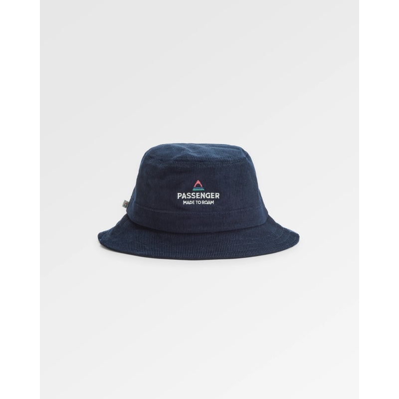 Forest Recycled Cord Bucket Hat – Deep Navy