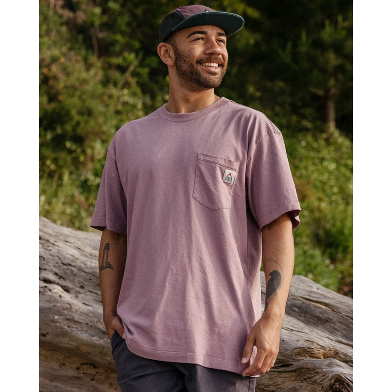 Heritage Organic Relaxed Fit T-Shirt – Grape