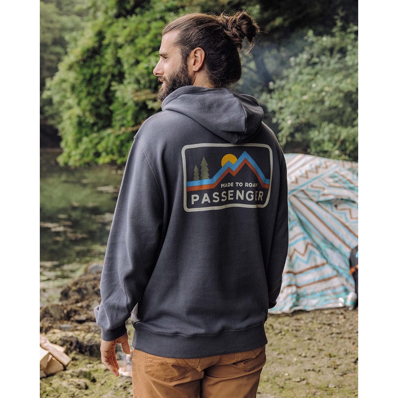Made To Roam Recycled Hoodie – Faded Black