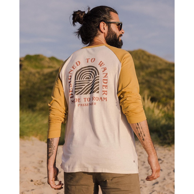 Sundown Recycled Cotton LS T-Shirt – Mustard Gold