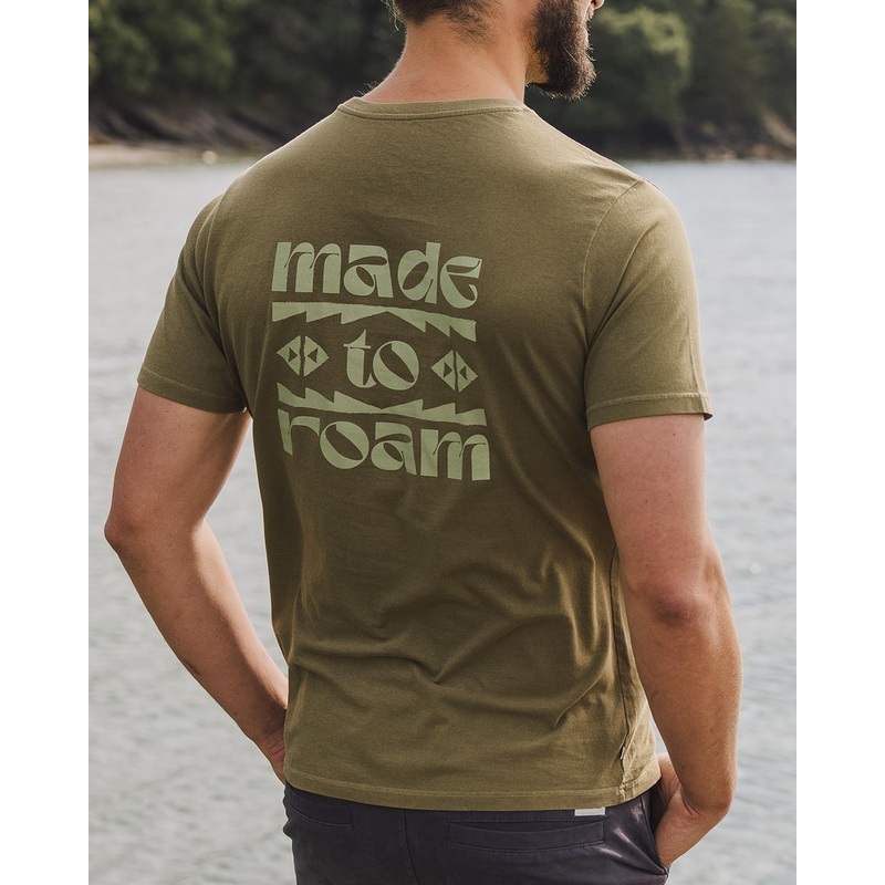 Sunrise Recycled Cotton T-Shirt – Loden Green