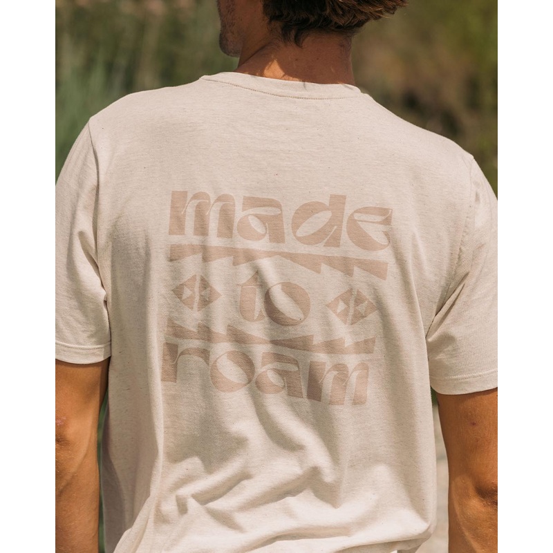 Sunrise Recycled Cotton T-Shirt – Milky Marl