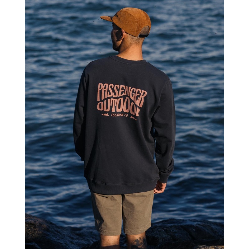 Yuca Recycled Cotton Sweatshirt – Black