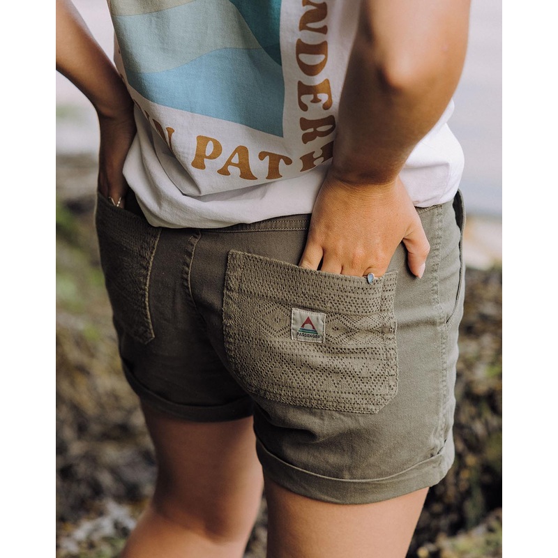 Ziggy Organic Cotton Short – Dusty Olive