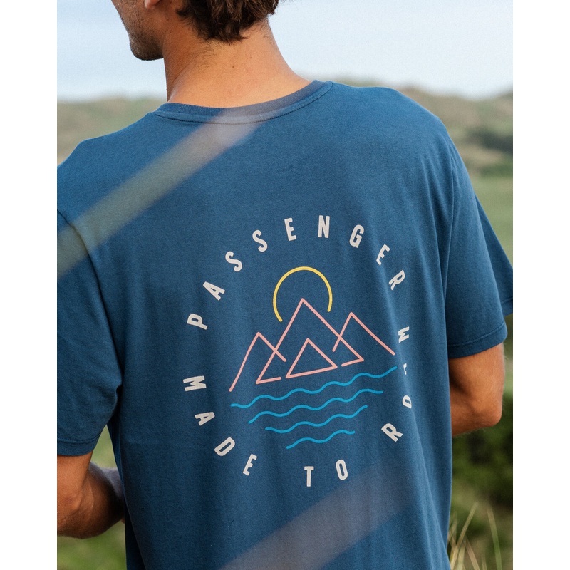 Escapism Recycled Cotton T-Shirt – Dark Denim