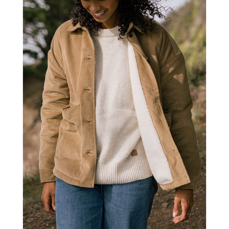 Flint Corduroy Overshirt – Biscuit