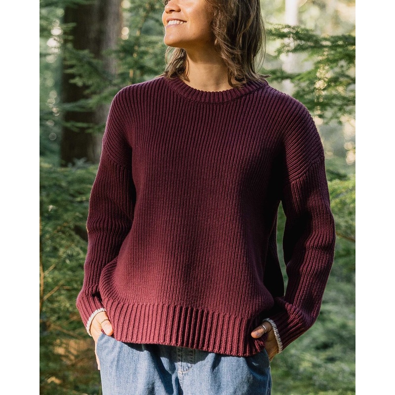 Gondwana Classic Knitted Jumper – Wine