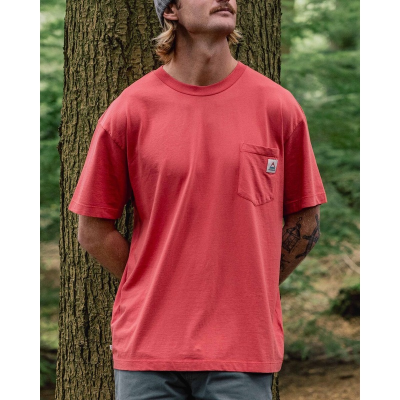 Heritage Recycled Relaxed Fit T-Shirt – Cardinal