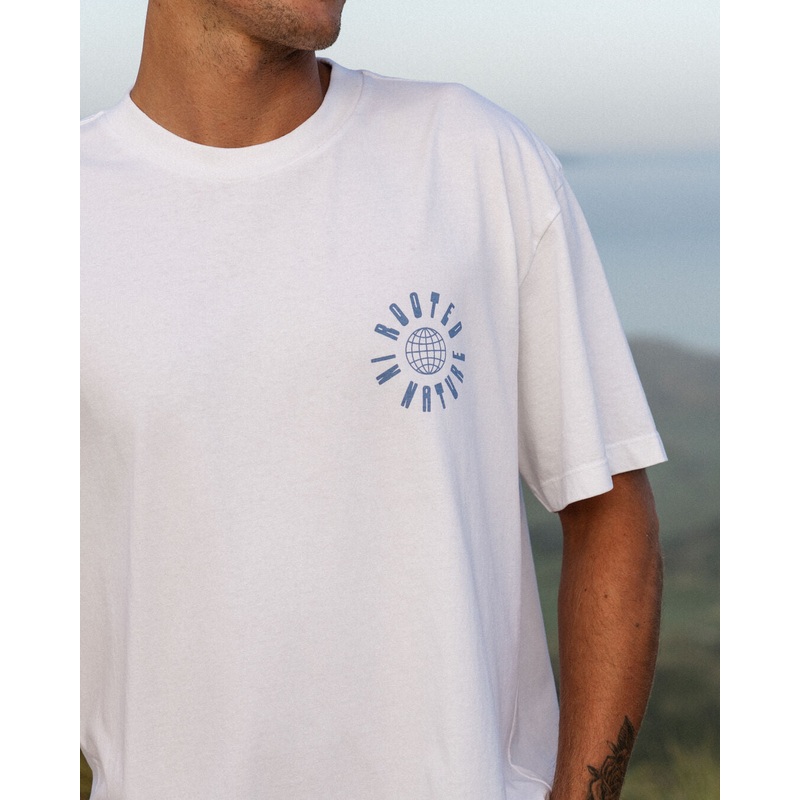 Rooted Recycled Relaxed Fit T-Shirt – White