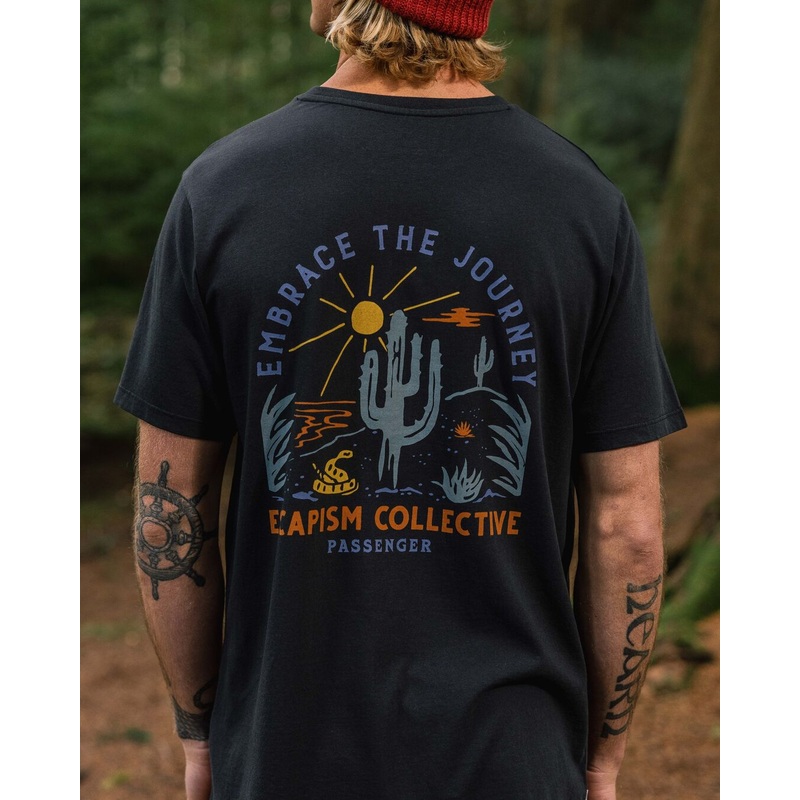 Tizana Recycled Cotton T-Shirt – Black