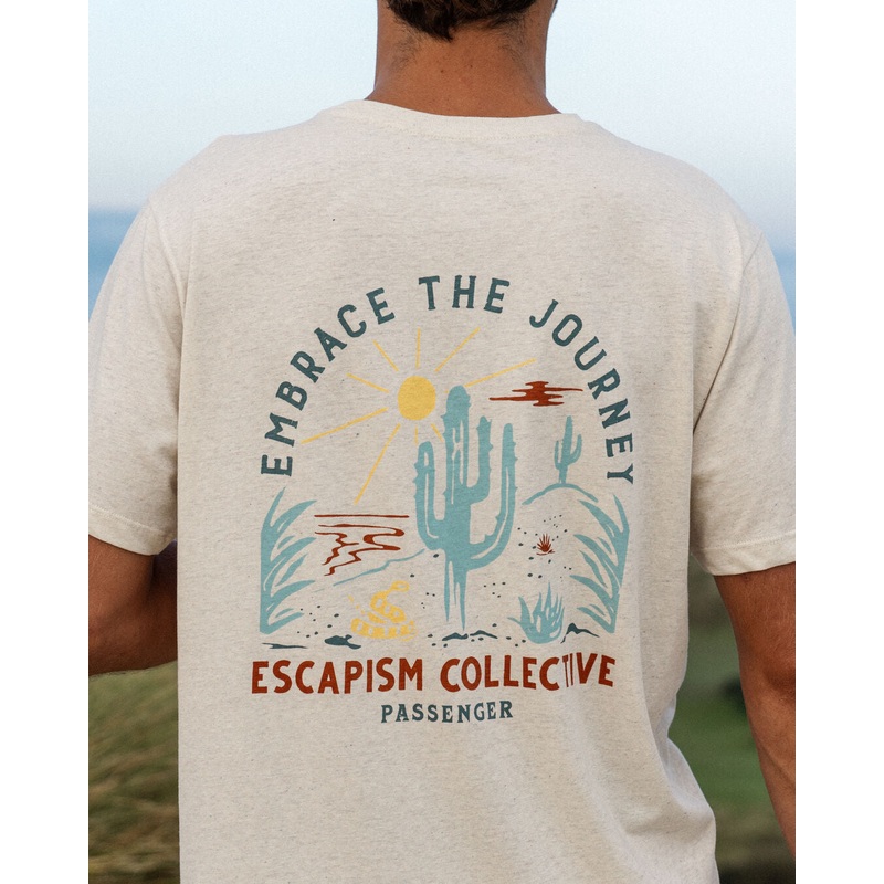 Tizana Recycled Cotton T-Shirt – Milky Marl