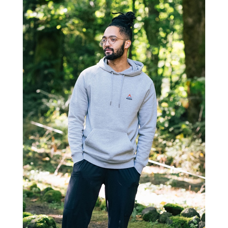 Vita Organic Cotton Hoodie – Grey Marl