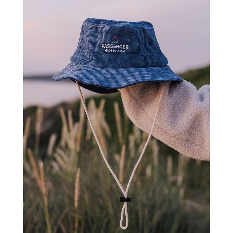 Forest Recycled Cord Bucket Hat – Ash Blue
